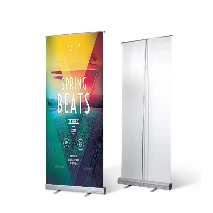 Premium Aluminum Roll-Up Banner Stand